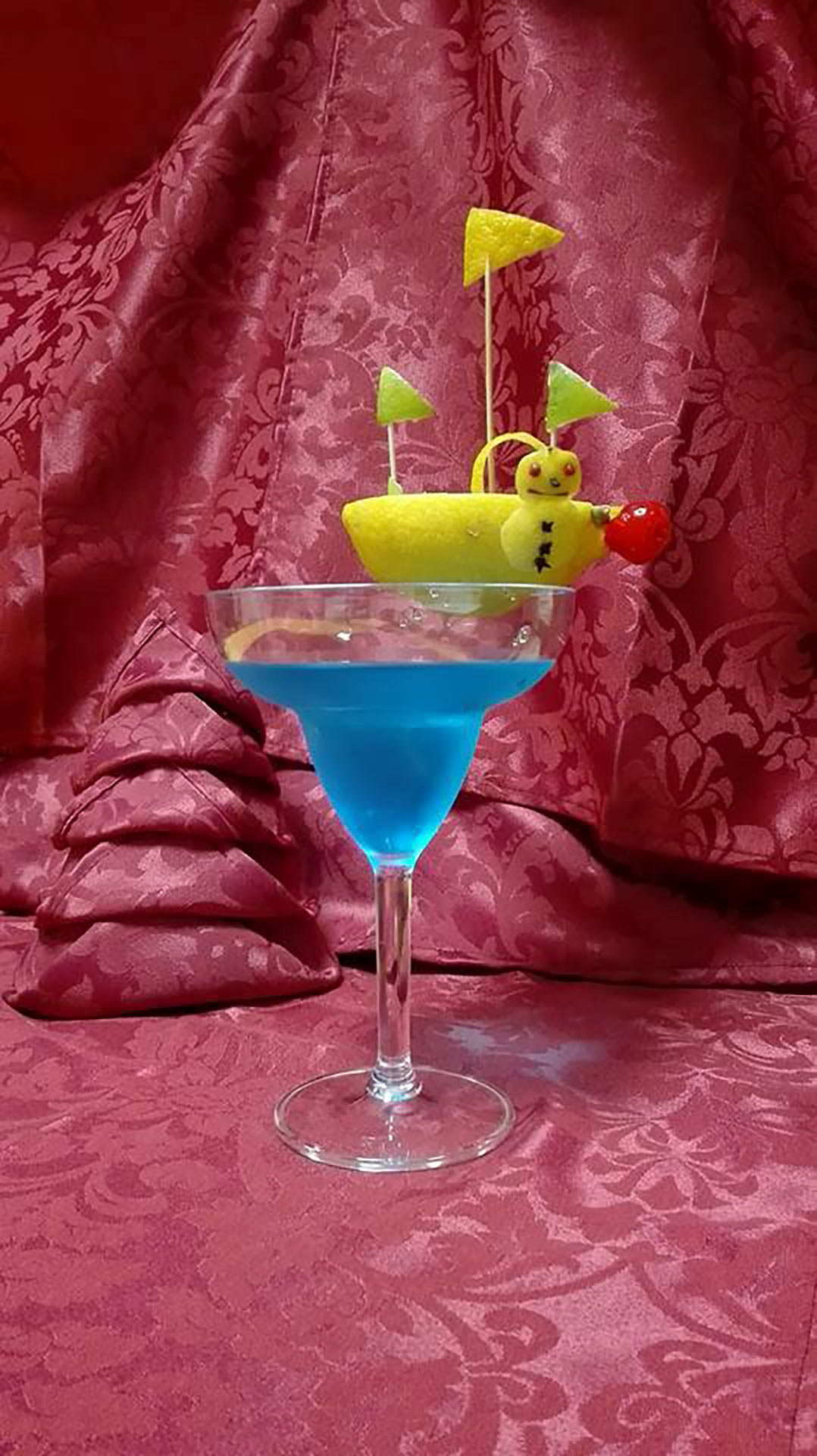 Blue propeller with little Snegovitch